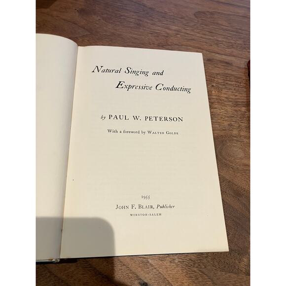 Conductor Singing Book‎ Lot of (3) Vintage Peterson, Carnett, 1940s 1950s 1960s - Picture 13 of 13